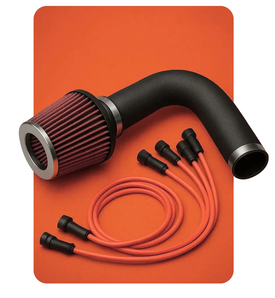 عکسی از کیت مکش و وایر تقویتی خودرو در فروشگاه اف تی پاور (ftpower)